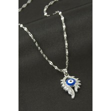 Makay Göz Zirkon Taşlı Kolye