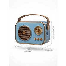 Yusuf Türkmen Nostaljik Radyo- Bluetooth- Sd- USB Girişli