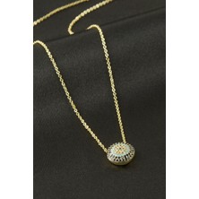 Makay Nazar Zirkon Taşlı Kolye