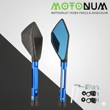 Motonum Yamaha Cygnus Rs Modifiye Ayna-Mavi RENK-A12869