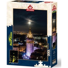 Allians Neon Galata Kulesi 1000 Parça Puzzle, Eğlenceli ve Zorlu Yapım Keyfi