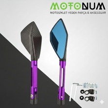 Motonum Apec Ps3 Modifiye Ayna-Mor RENK-A43118