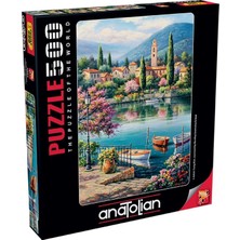 Allians 500 Parça Yapboz Puzzle Gölde Akşamüstü, Eğlenceli ve Renkli Aktivite