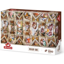 Allians Renkli 1000 Parça Sanat Puzzle Seti, Zengin Detaylar ve Eğlenceli Aktivite