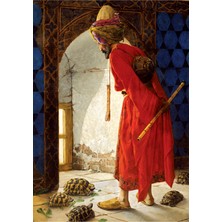 Allians 2000 Parça Kaplumbağa Terbiyecisi Puzzle, Osman Hamdi Bey Tasarımı