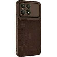 Eco Port Xiaomi Poco F8 Pro Auto Focus Karbon Kapak - Kahverengi