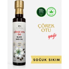 Wie Farma Çörek Otu Yağı (Çörekotu) 250 ml Soğuk Pres Cam Şişe %100 Saf