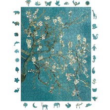 Allians Badem Ağacı Ahşap Puzzle, 450 Parça, 29X39 Cm, Sanat ve Eğlence Keyfi