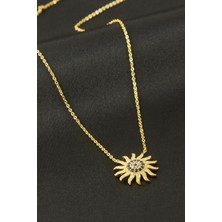 Makay Yıldız Zirkon Taşlı Kolye