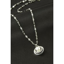 Makay Inci Zirkon Taşlı Kolye