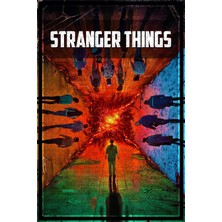 Allians Yüksek Kaliteli Stranger Things 2016 Film Posterli 500 Parça Puzzle