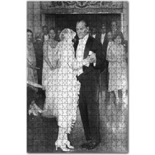 Allians Atatürk ve Latife Hanım Temalı 1000 Parça Ahşap Puzzle