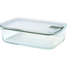 Gfc Life Store Cam Saklama Kabı, Kapaklı ve Geçmeli Kilitli Cam Kase, Mikrodalga Fırın, Buharlı Pişirici, Fırın ve Derin Dondurucu Için Uygundur, Hava Geçirmez ve Sızdırmaz, 1500 Ml, Nordic Sage