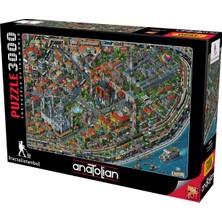 Allians 3000 Parça Renkli Yapboz Puzzle, Eğlenceli ve Zihinsel Gelişim Için