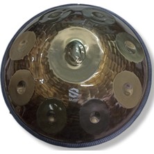 Allians 9 Nota Handpan Kılıf ve Renkli Kuşak ile Bakım Yağı Seti