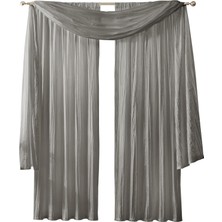 Gfc Life Store Fashions Athena Yapay Ezilmiş Ipek Pencere Perdesi Paneli ve Valance Seti, 132 cm x 274 cm (2 Panel) ve 1 Farbala, Som