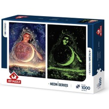 Allians Renkli Neon 1000 Parça Puzzle, Eğlenceli ve Zihinsel Gelişim Için Ideal