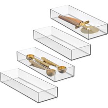 Gfc Life Store Mutfak ve Banyo Organizasyonu, Çatal Bıçak Takımı, Spatula, Aletler, Büyük, 4 Adet