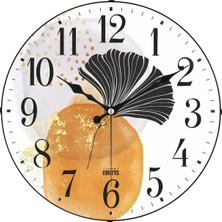 Gfc Life Store cm Gerçek Bombe Cam Akar Saniye Sessiz Mekanizma Dekoratif Duvar Saati Nss