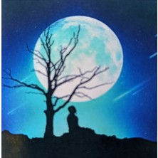 Allians Renkli Boncuklu Goblen 5d Taşlı Mozaik Elmas Tablo 30X30 Yuvarlak