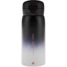 Gfc Life Store Çelik Sızdırmaz Siyah Termos 350 ml