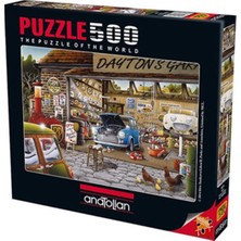 Allians 500 Parça Renkli Yapboz Puzzle Seti, Eğlenceli ve Zihin Açıcı Oyun