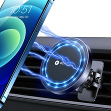 Kip GSM Güçlü Magsafe Araç Telefon Tutucu Kancalı Manyetik Havalandırma Tipi Iphone-Android Uyumlu