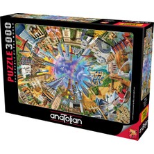 Allians 3000 Parça Dünya Anıtları Yapboz Puzzle, Eğlenceli ve Zihinsel Gelişim Destekli
