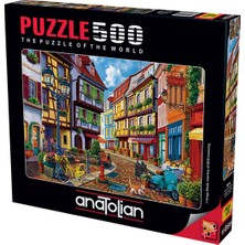 Allians 500 Parça Yapboz Puzzle, Arnavut Kaldırımı Teması, Eğlenceli ve Zihin Açıcı