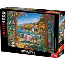 Allians 4000 Parça Yapboz Puzzle – Como Gölü Keyfi, Eğlenceli ve Zihni Uyarıcı