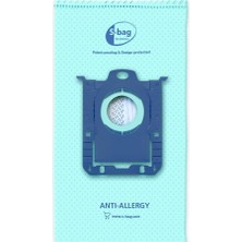 Gfc Life Store Anti-Alerjik Elektrikli Süpürge Torbası - Evrensel Uyumluluk, Alerji Sorunu Olanlar Için Ideal, Hijyenik Kapatma Sistemi, Yüksek Kalite Malzeme, 4'lü Paket, FC8022/04