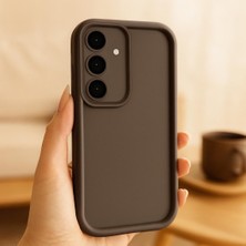 Kip GSM Samsung Galaxy A55 Silikon Kılıf Kamera Korumalı Yumuşak Dokulu Darbe Emici Mat Kapak