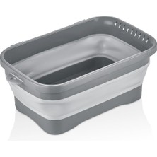 Gfc Life Store 7 Litre Hazneli Tıpalı Badya - Gri No.2