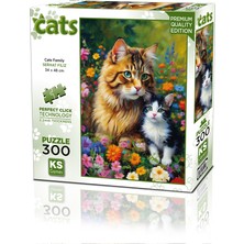 Allians Renkli 300 Parça Kedi Temalı Puzzle, Eğlenceli ve Zihni Uyarıcı Oyun