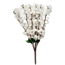 PremiumPort Yapay Japon Kiraz Çiçeği Demeti, 7 Dal, 55 Cm, Bahar Dalları