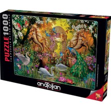 Allians Renkli 1000 Parça Yapboz Puzzle - Gizli Bahçe Teması, Eğlenceli ve Zihin Açıcı