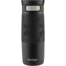 Gfc Life Store Autoseal Termos Bardak 460 Ml, Siyah, 5 Saat Sıcak, 12 Saat Soğuk Tutma