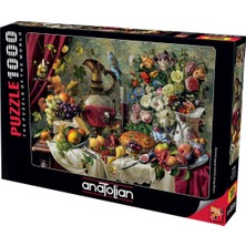 Allians 1000 Parça Natürmort Puzzle, Eğlenceli ve Zihni Geliştirici Oyun