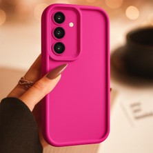 Kip GSM Samsung Galaxy A25 Silikon Kılıf Kamera Korumalı Yumuşak Dokulu Darbe Emici Mat Kapak