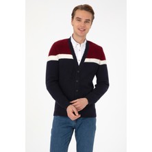 U.S. Polo Assn. Erkek V Yaka Lacivert Triko Hırka 50315033-VR033