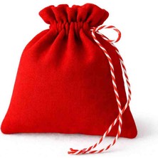 Alasmiel 20×20 cm Kadife Görünüm Petek Kumaş Çok Amaçlı Kese – Hediye, Takı, Bohça ve Saklama Kesesi