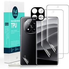 Kip GSM Redmi Note 14 Pro Plus Uyumlu 9h Cam Ekran Koruyucu+Kamera Safir Lens Koruyucu 2li Set
