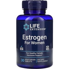 Life Extension Estrogen For Women 30 Vegetarian Tablets Madein Usa.