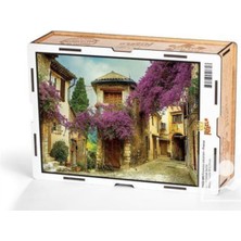 Allians Provence Sokakları Fransa Ahşap Puzzle 2000 Parça, Detaylı ve Şık Tasarım