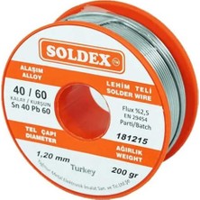 Skygo 40-60 Lehim Teli 200 Gr 1.6 mm- Sn:40 / Pb:60