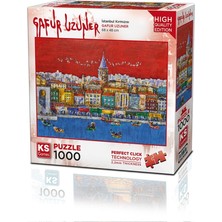 Allians Istanbul Kırmızısı 1000 Parça Puzzle, Keyifli ve Eğlenceli Zamanlar Için Ideal