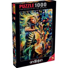 Allians 1000 Parça Yapboz Puzzle - Çellist Temalı Zeka ve Eğlence Seti