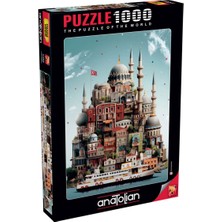 Allians Renkli 1000 Parça Yapboz Puzzle, Eğlence Dolu Zihin Oyunları