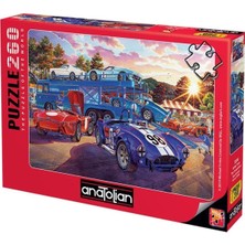 Allians 260 Parça Araba Yarışı Puzzle, Eğlenceli ve Öğretici Eğlence Seti