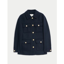 Marks & Spencer Yün Karışımlı Utility Ceket